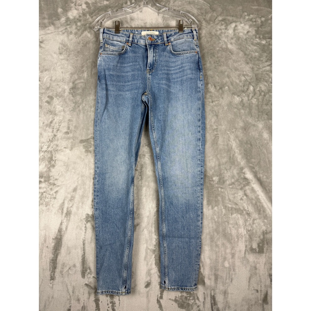 Scotch & Soda Amsterdams‎ Blauw Skinny Jeans Light Wash Blue Mens 27/34 148168